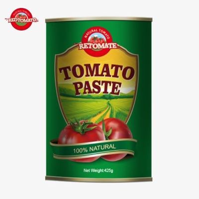 Die 425g Dosen Tomatenpaste entspricht den weltweiten Standards der ISO HACCP BRC und FDA-Verordnungen