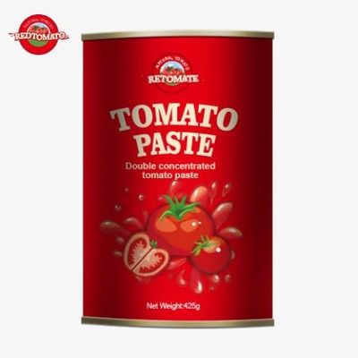 Die 425g Dosen Tomatenpaste Die globalen Standards, die von ISO HACCP BRC und FDA Regulierungen festgelegt wurden