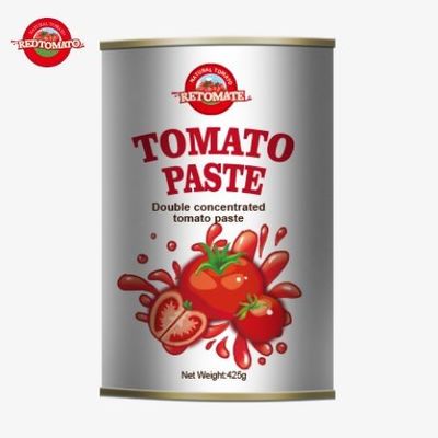 Die 425g Dosen Tomatenpaste entspricht den weltweiten Standards der ISO HACCP BRC und der FDA.