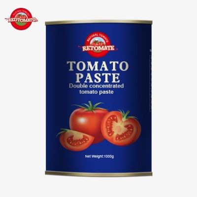 Hochwertige frische Zinn-Domaten-Paste Hersteller 1000g OEM-Domaten-Paste