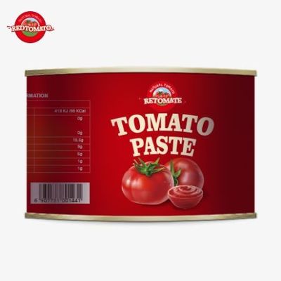 Top-Qualität Halal Tomatenkonserven Nahrung 28-30% Konzentrierte Tomatenpaste In 2200g Für Halal Afrikanische muslimische Koch