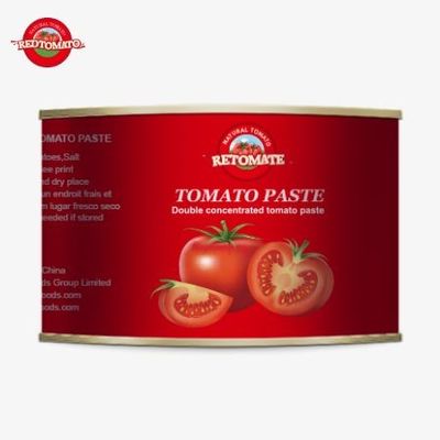 Premium 2200g Konserven Tomatenprodukt als Halal für die afrikanische muslimische Küche zertifiziert
