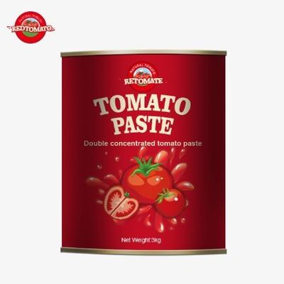 Unsere 3 kg Dosen Tomatenpaste erfüllt die Produktionsstandards von ISO HACCP BRC und FDA