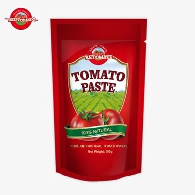 Gute Qualität China Fabrik 100g in Stehen Sachet Tomatenpaste