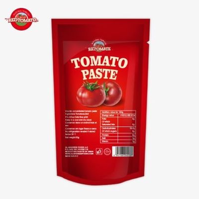 Hochwertige 100g Stand-up Tomatenpaste aus einer renommierten Fabrik in China