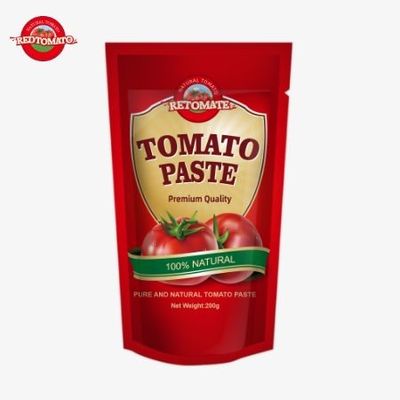 FDA-Zertifikat für doppelt konzentrierte Tomatenpaste 200 g in Stehbeutel