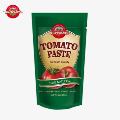 200 g doppelkonzentrierte Tomatenpaste in Stehbeutel mit FDA-Zertifizierung