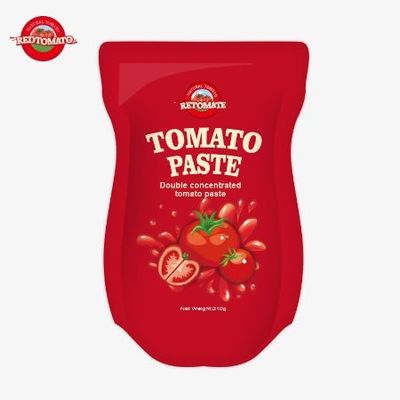 Die 210 g große Tomatensäcke erfüllt die ISO HACCP BRC und FDA Produktionsstandards.
