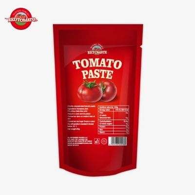 ISO-Tomatensäcke 227g Doppelkonzentrierte Tomatenpaste mit einer Reinheit von 30% bis 100%