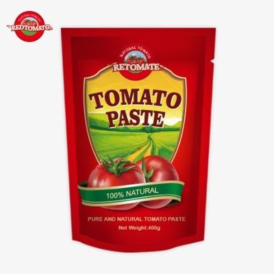 400g Stand-up-Tomatensäcke Paste bequem geschmackvoll und Reinheit von 30% bis 100%
