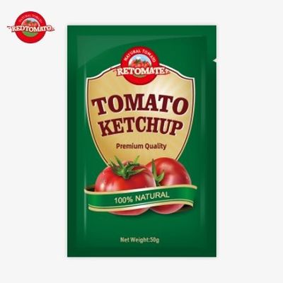 Premium 50g Ketchup-Taschen aus China, zertifiziert durch ISO HACCP und FDA, zu Fabrikpreisen erhältlich
