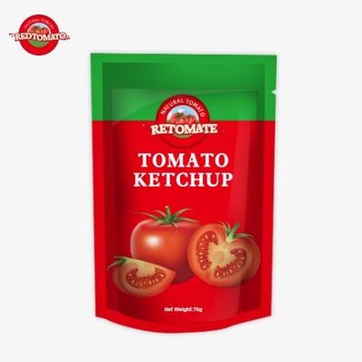 70g Ketchup Sachet reiner natürlicher Geschmack China Factory produzieren günstiger Preis