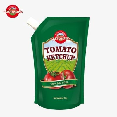 Wir bieten 70 Gramm Ketchup-Paket zu Fabrikpreisen an, die internationalen Standards entsprechen.
