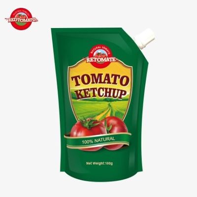 100g natürliche Ketchup-Tasche OEM China Fabrikpreis HACCP FDA Standards