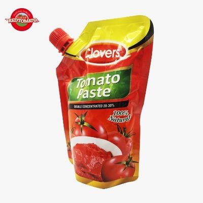 340g Zwiebeln, Steh-Spout-Sachet, Tomaten-Paste, doppelt konzentriert, Brix, 28-30%, angepasst, mit gleicher Qualität.