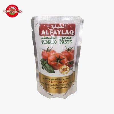 ALFAYLAQ Marke 70g Sachet Aufstehen Tomatenpaste Konzentriert auf Brix 22 ∼24%