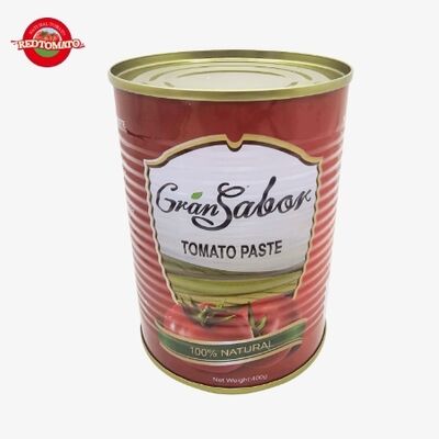 Gransadon 400 g Tomatenmark in Dosen (Brix 24–26 %) – OEM-Unterstützung mit individuellem Verpackungsdesign